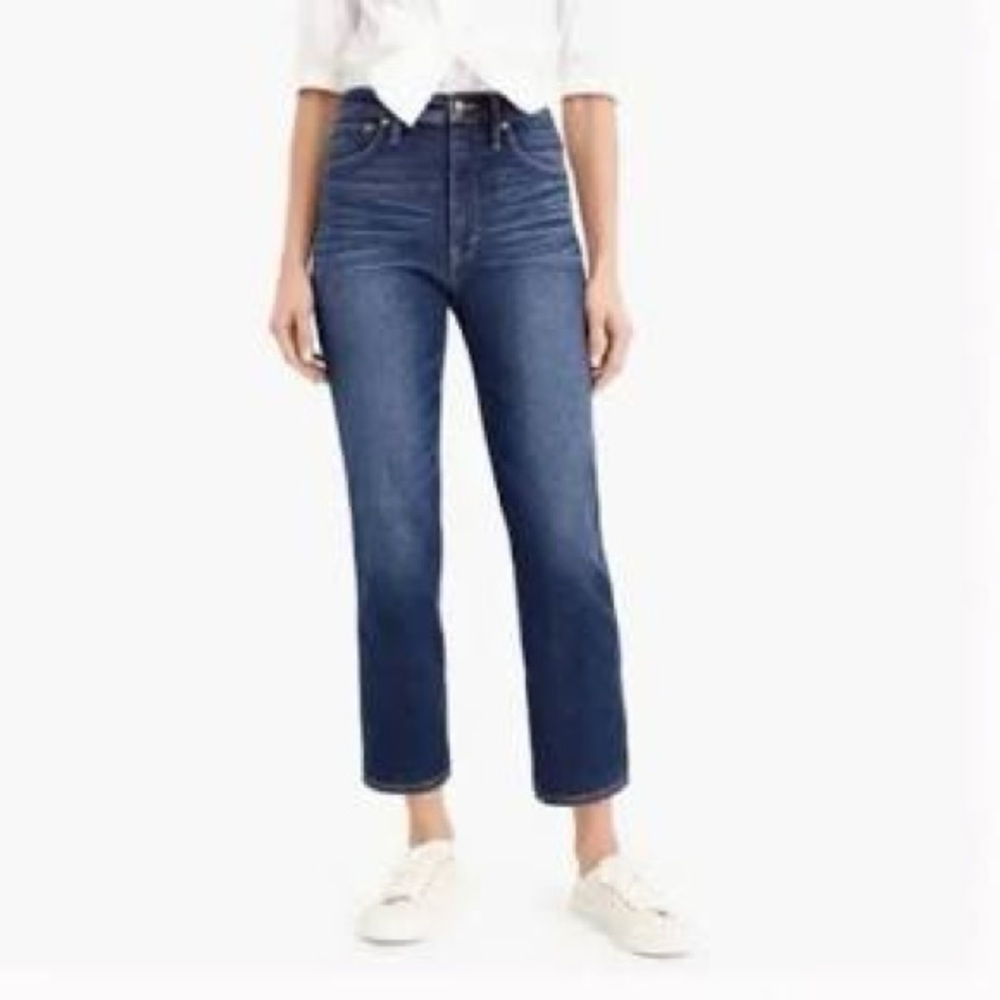 Point Sur J.Crew White Oak USA Shoreditch Straight Selvedge Women's Jeans 25P